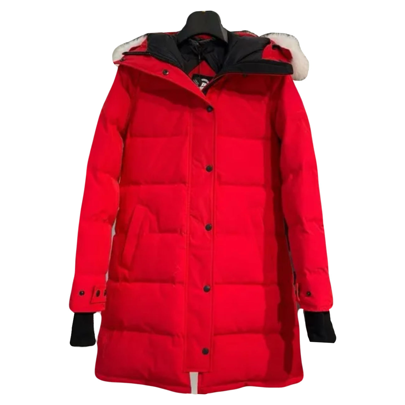 Women's Canada Fur Hooded Parka – Warm Insulated Winter Coat