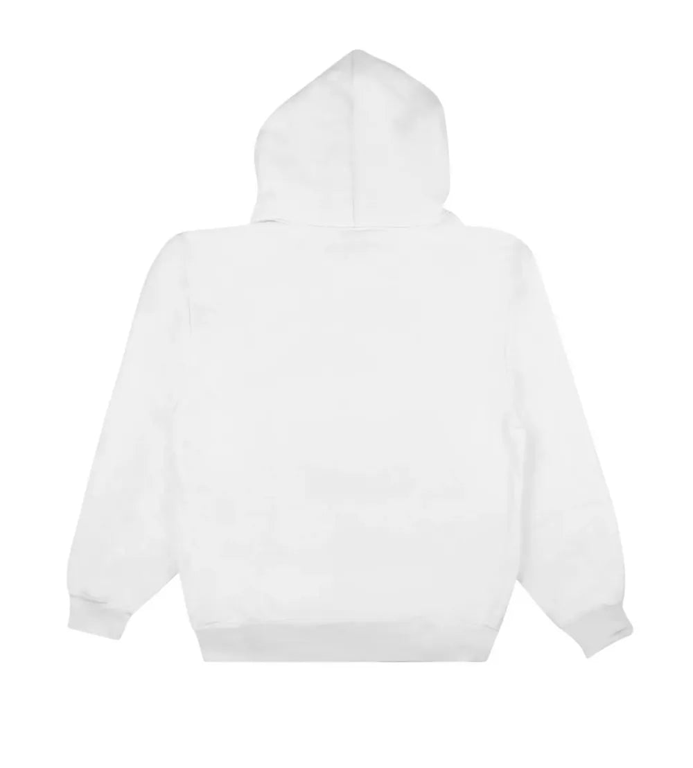 Sp5der OG Rhinestone Hoodie White