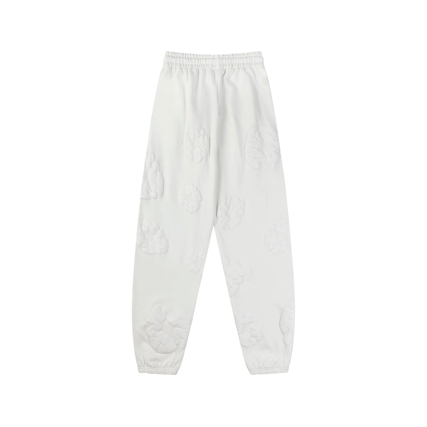 Denim Tears The Cotton Wreath All White Sweatpants
