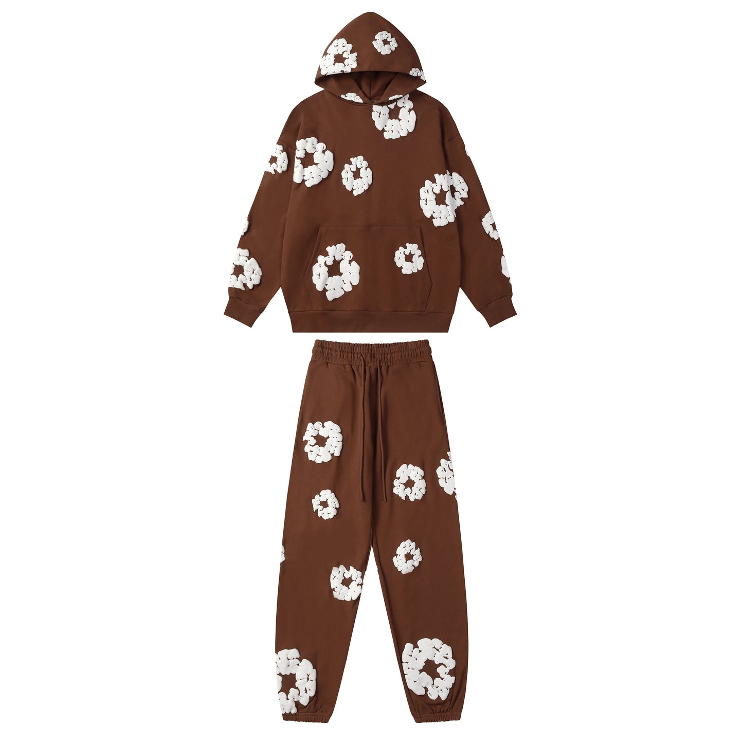 Denim Tears Cotton Wreath High Quality Variety Set Hoodie/Pants (2-piece)