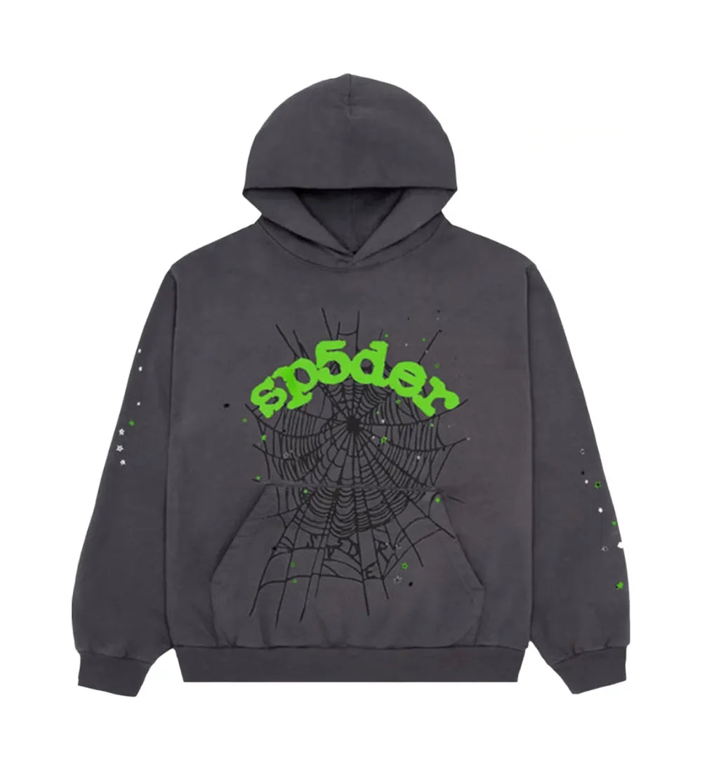 Sp5der Web Slate Grey Hoodie/Pants (2-Piece)