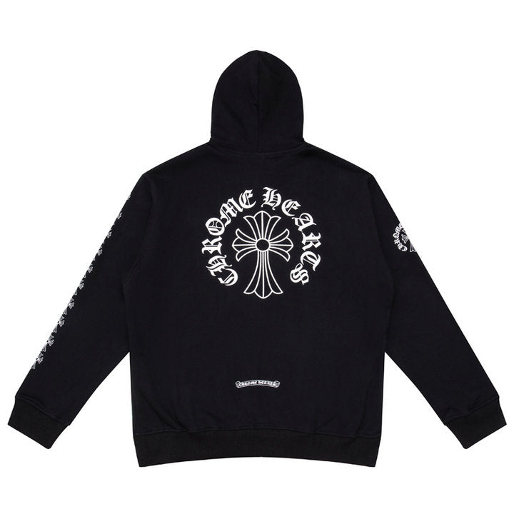 Crome Heart Zip Up Hoodie K5007