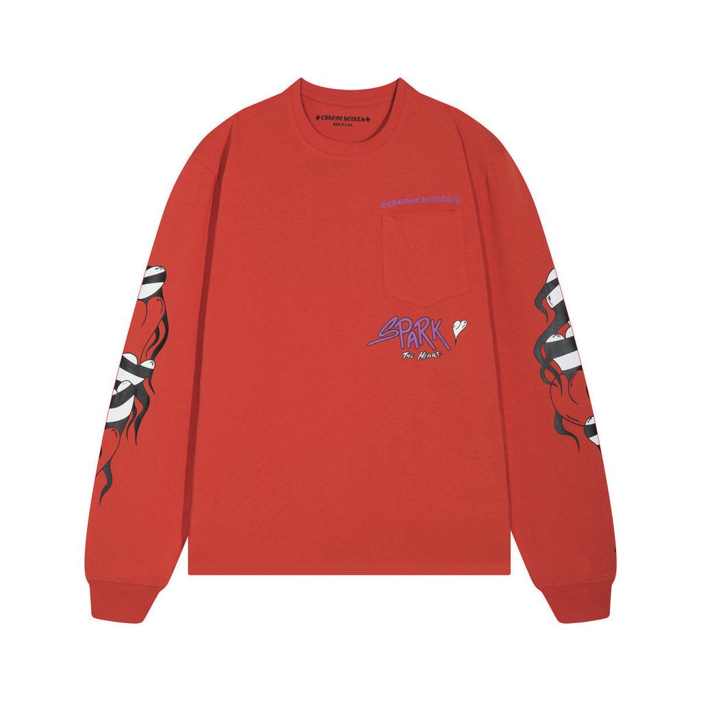 Crome Heart Men's Long-Sleeve T-shirt Sweatshirt K8013