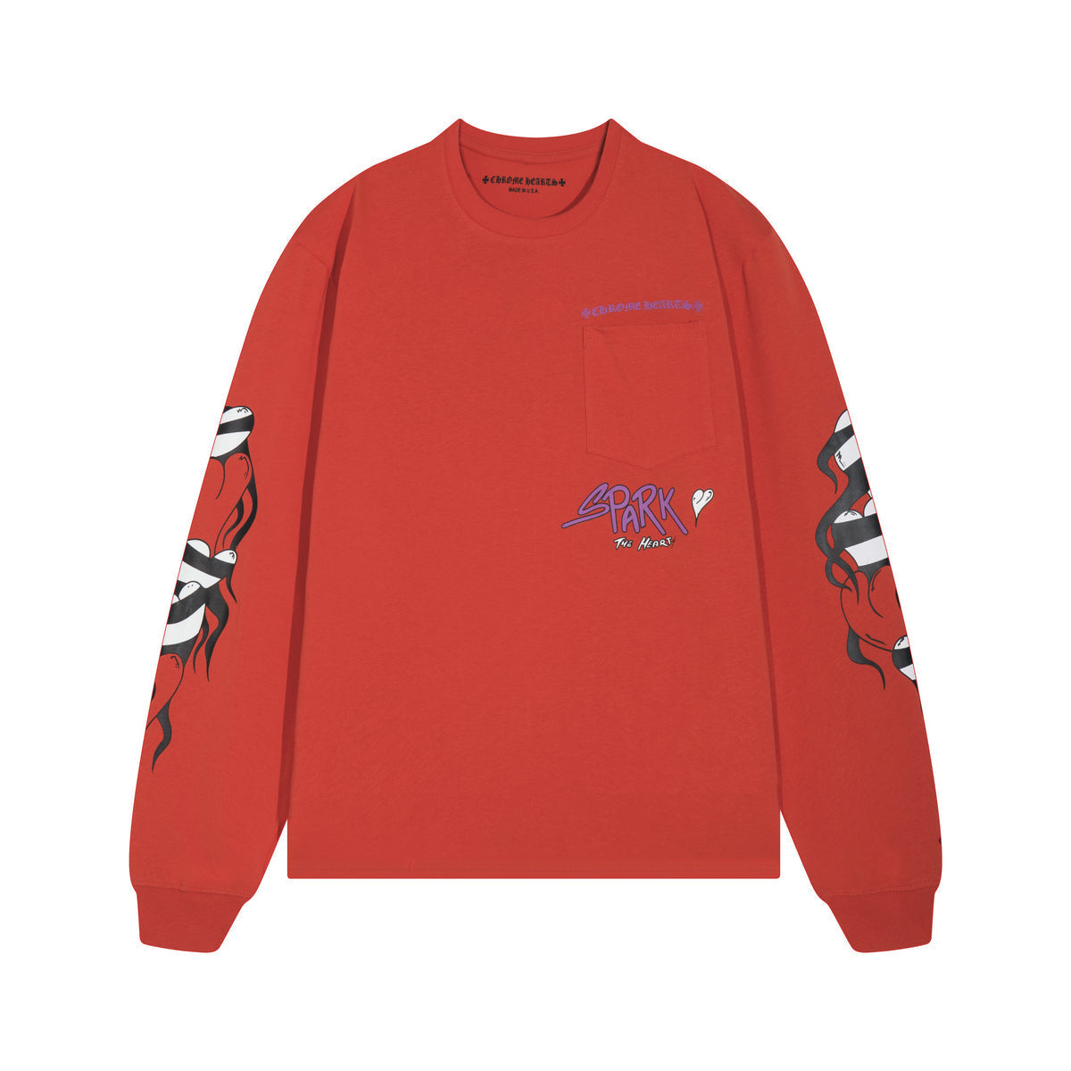 Crome Heart Men's Long-Sleeve T-shirt Sweatshirt K8013