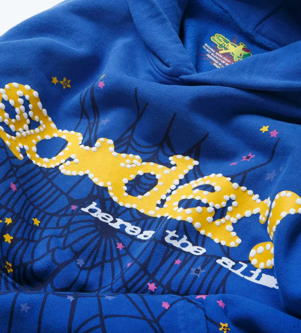 Sp5der TC Marina Hoodie Blue