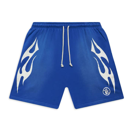 Hellstar Blue Flame Shorts