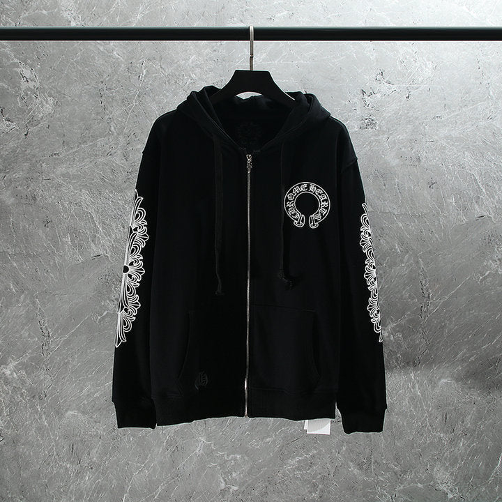 Crome Heart Zip Up Hoodie K5001