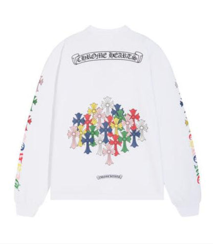Chrome Hearts Men's Long-Sleeve T-shirt Sweatshirt K8015
