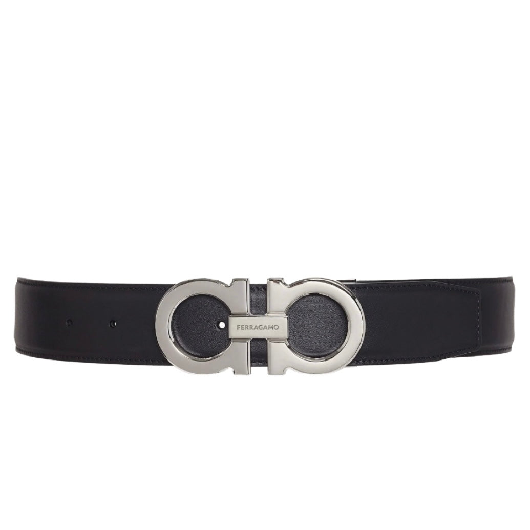 Ferragamo Men’s Reversible and adjustable Gancini belt size 32-34