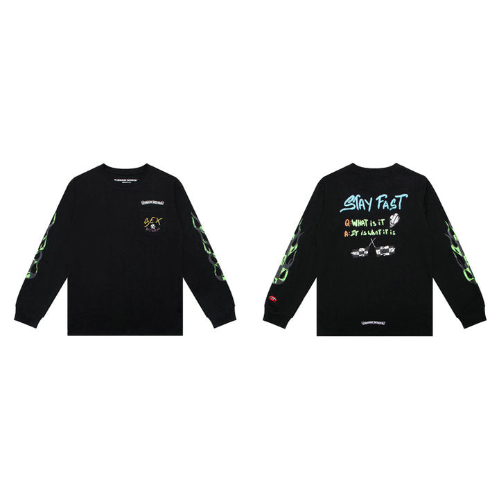 Crome Heart Men's Long-Sleeve T-shirt Sweatshirt K8004