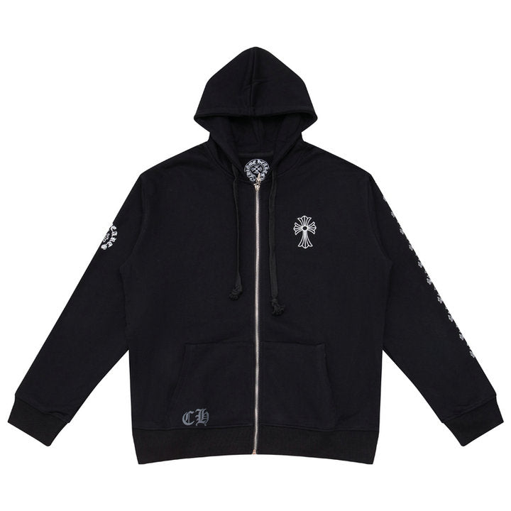 Crome Heart Zip Up Hoodie K5007