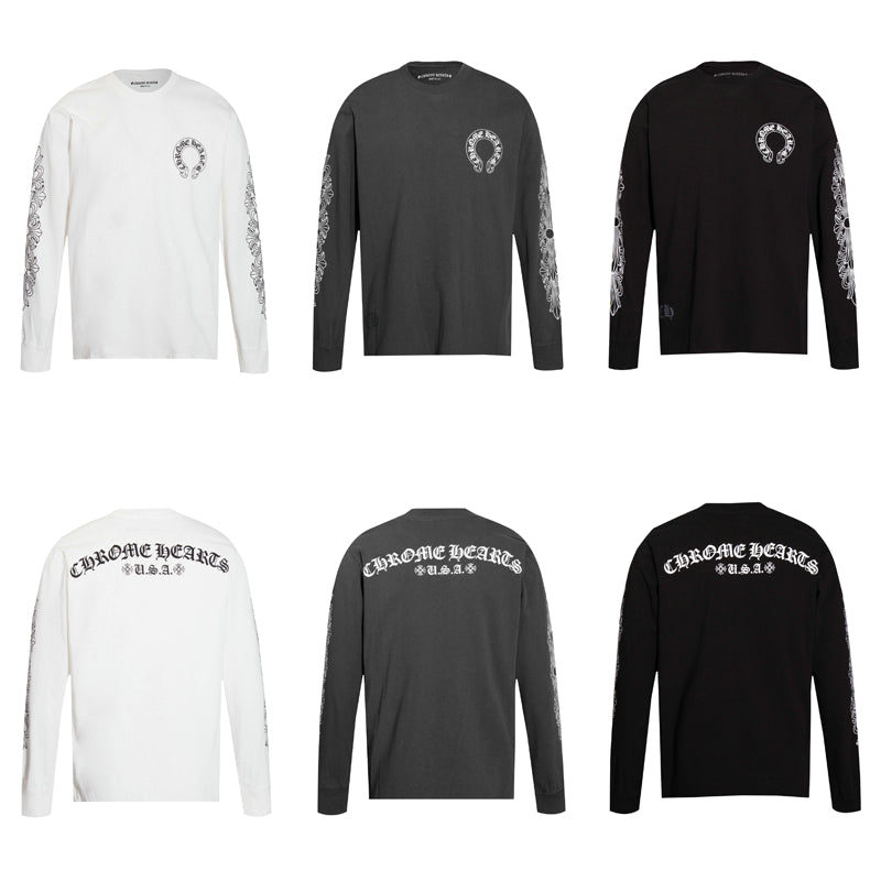 Crome Heart Men's Long-Sleeve T-shirt Sweatshirt K8005