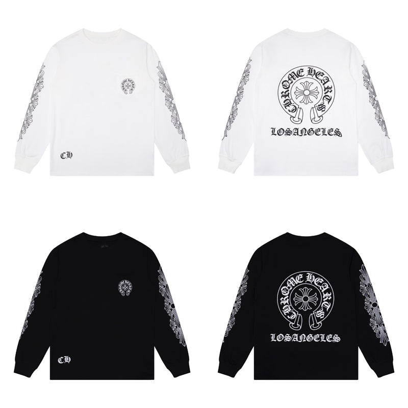 Crome Heart Men's Long-Sleeve T-shirt Sweatshirt K8008