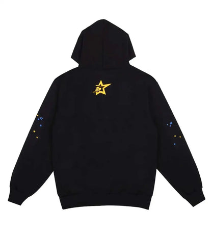 Sp5der P*nk Black Hoodie/Pants (2-Piece)