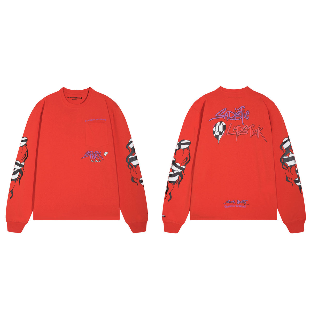 Crome Heart Men's Long-Sleeve T-shirt Sweatshirt K8013