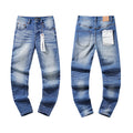Purple Brand Men's Light Washed Repair Jeans #10