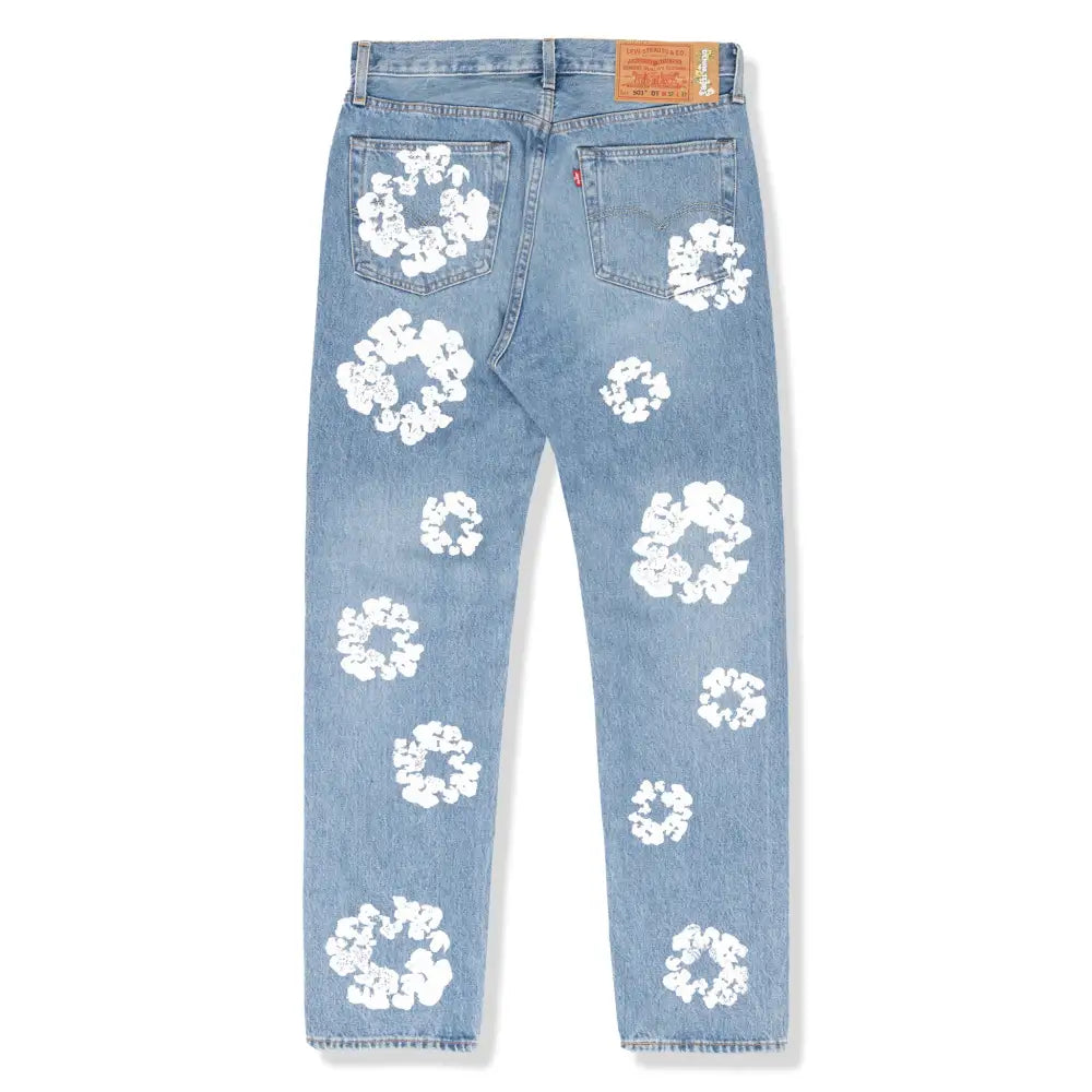 Denim Tears Light Blue Jacket/Jeans (2-Piece)