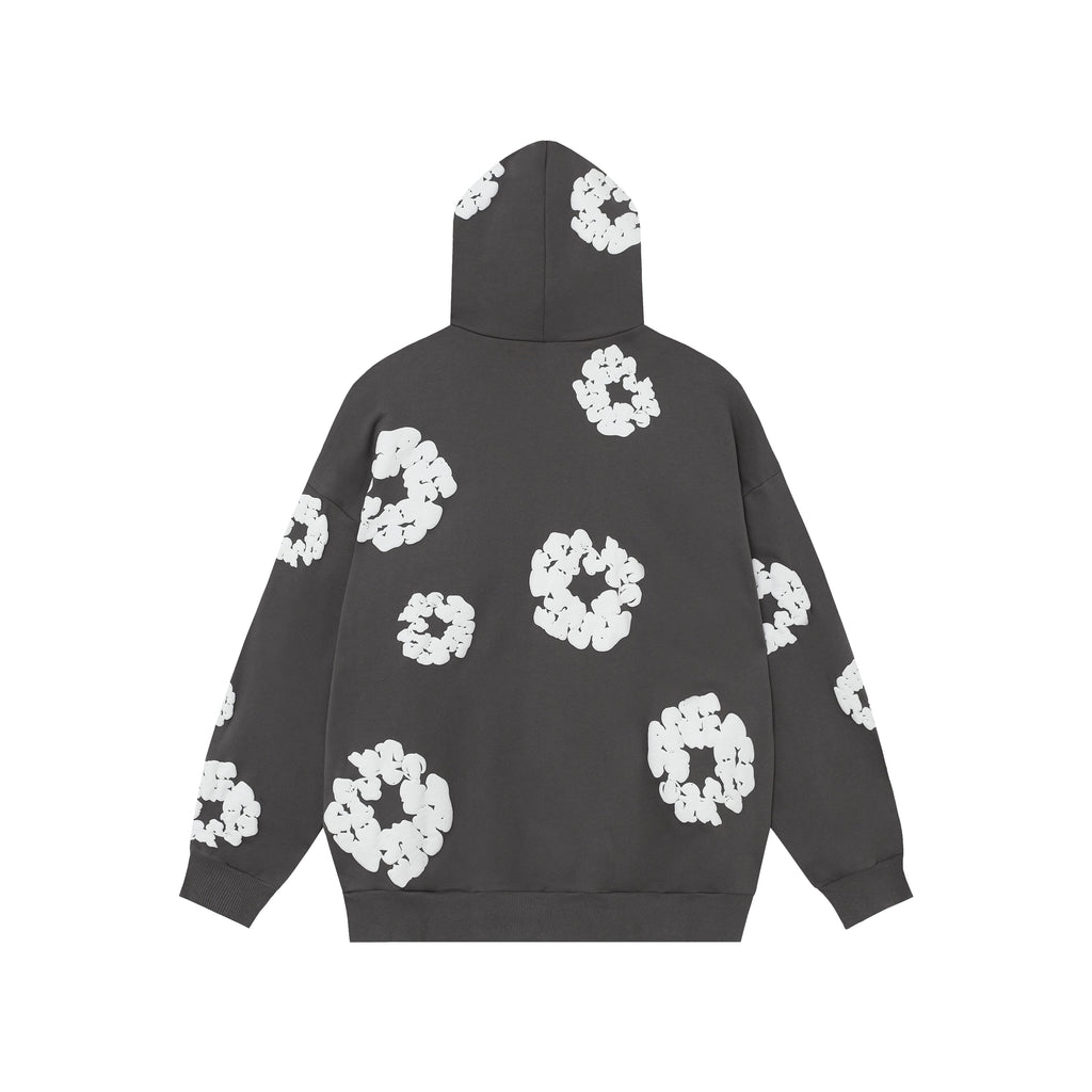 Denim Tears Cotton Wreath Dark Grey Hoodie