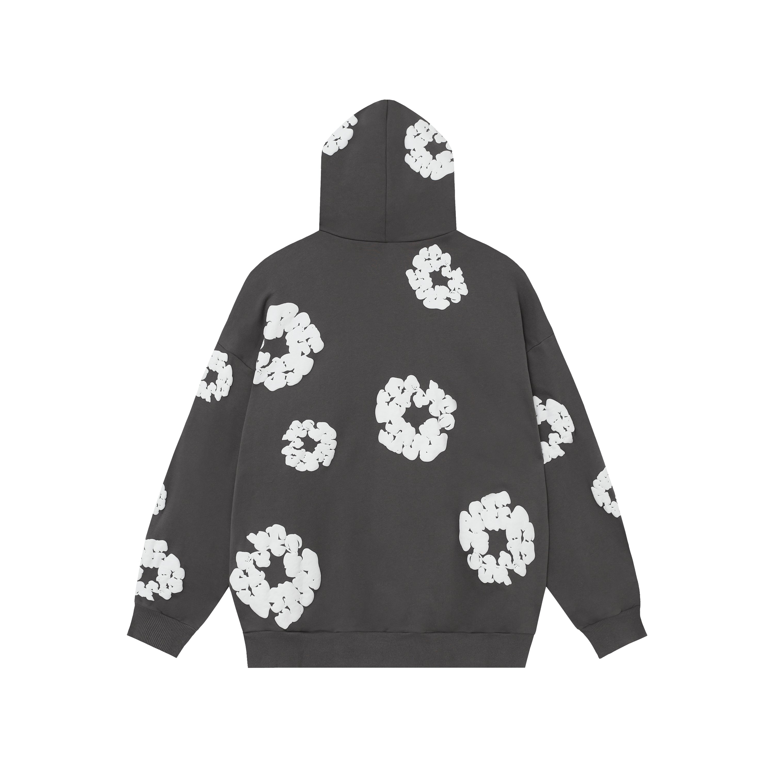 Denim Tears Cotton Wreath Dark Grey Hoodie