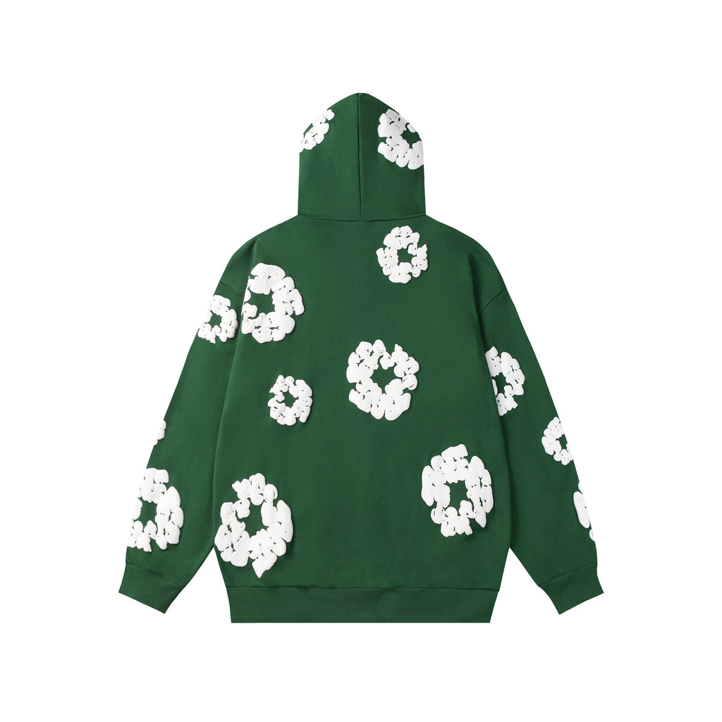Denim Tears Cotton Wreath Green Hoodie