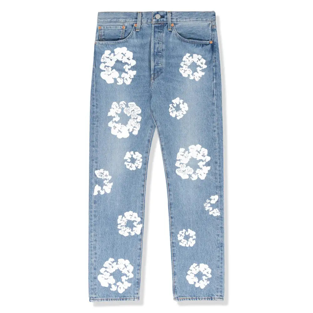 Denim Tears Light Blue Jacket/Jeans (2-Piece)