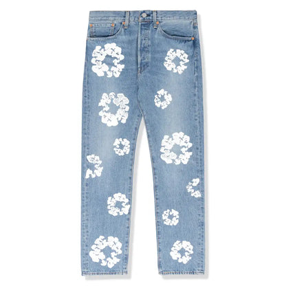 Denim Tears Light Blue Jacket/Jeans (2-Piece)