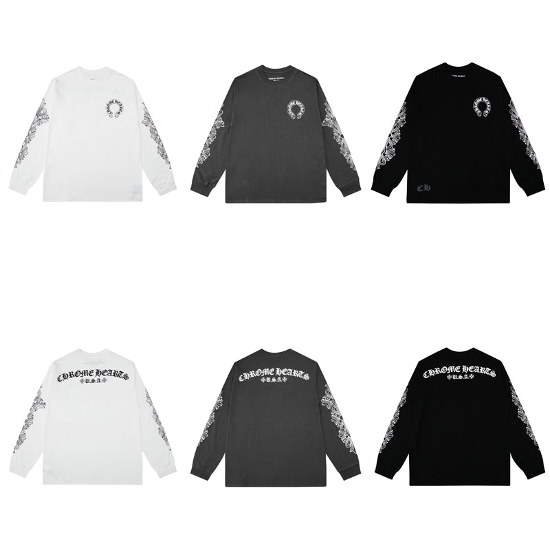 Crome Heart Men's Long-Sleeve T-shirt Sweatshirt K8005