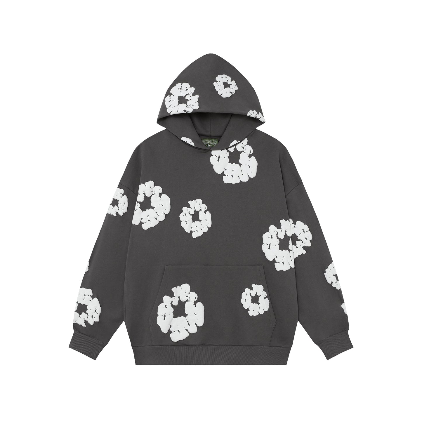 Denim Tears Cotton Wreath Dark Grey Hoodie