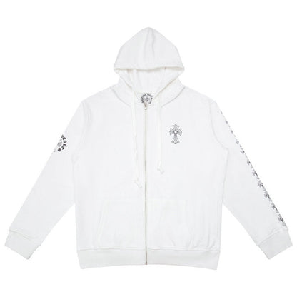 Crome Heart Zip Up Hoodie K5007