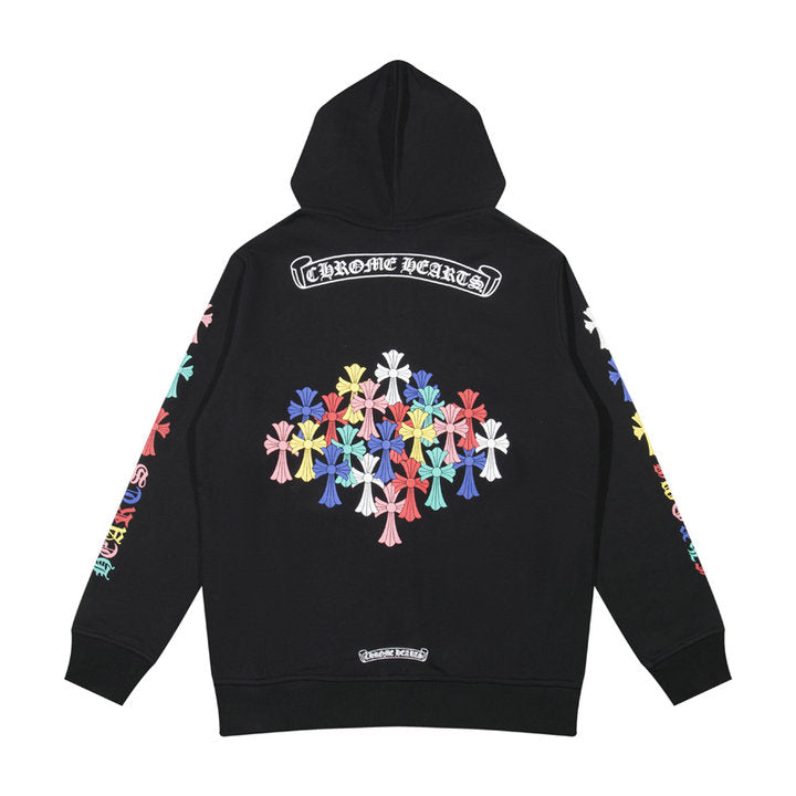 Crome Heart Zip Up Hoodie K5015