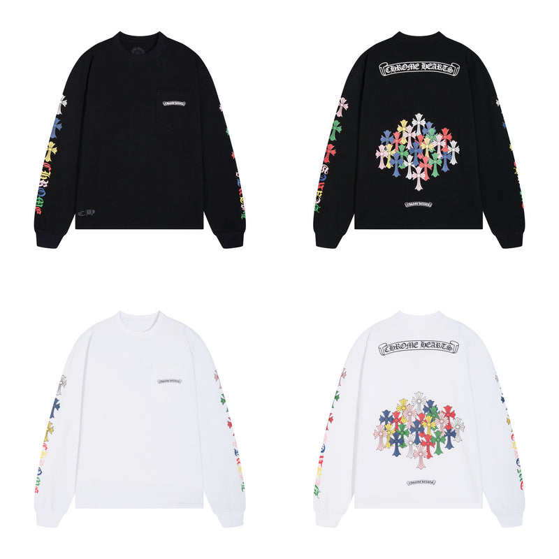 Crome Heart Men's Long-Sleeve T-shirt Sweatshirt K8015