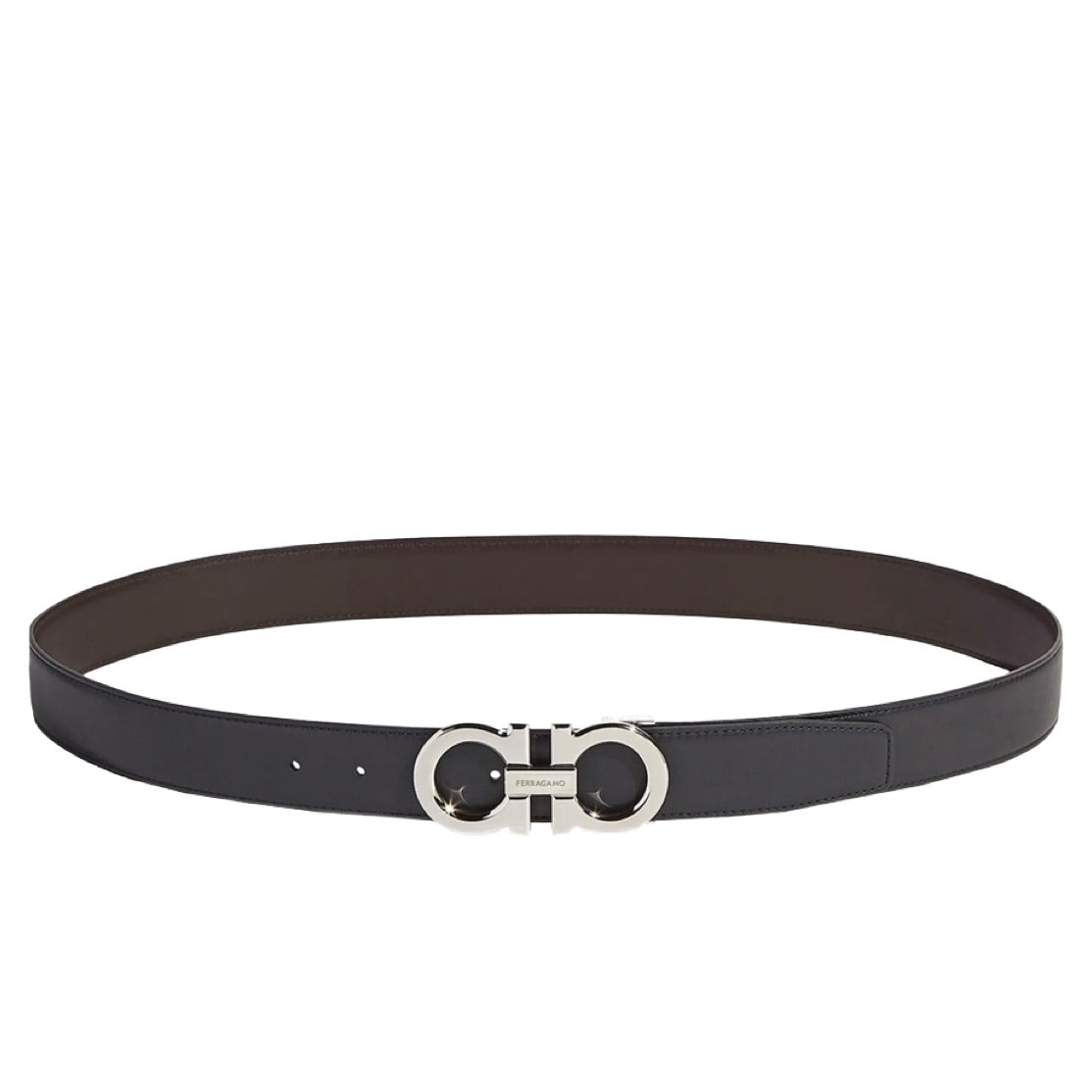 Ferragamo Men’s Reversible and adjustable Gancini belt size 32-34