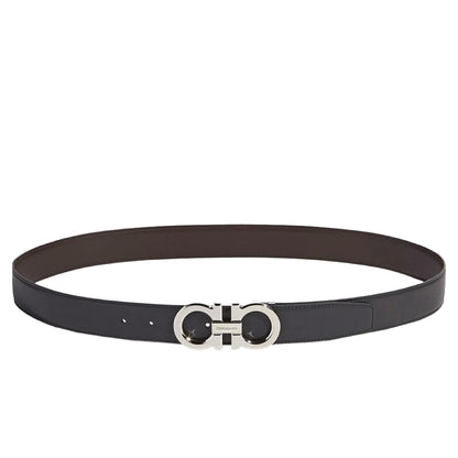 Ferragamo Men’s Reversible and adjustable Gancini belt size 32-34