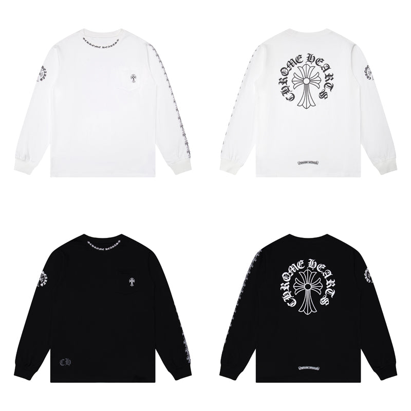 Crome Heart Men's Long-Sleeve T-shirt Sweatshirt K9010