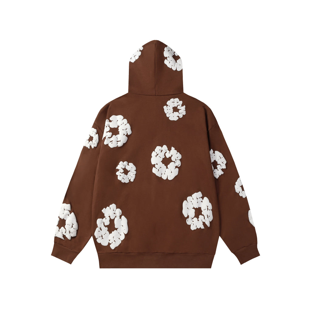 Denim Tears Cotton Wreath Brown Hoodie