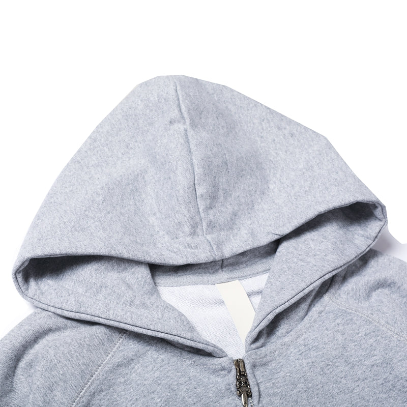 Crome Heart Zip Up Hoodie 8652