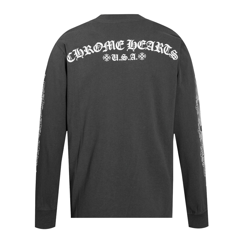 Crome Heart Men's Long-Sleeve T-shirt Sweatshirt K8005