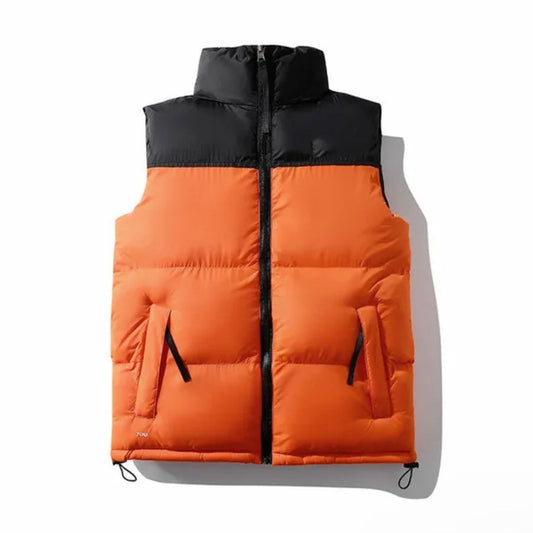 Winter Puffer Zip Up Vest for Men and Women – Warm Insulated Outerwear for Cold Weather