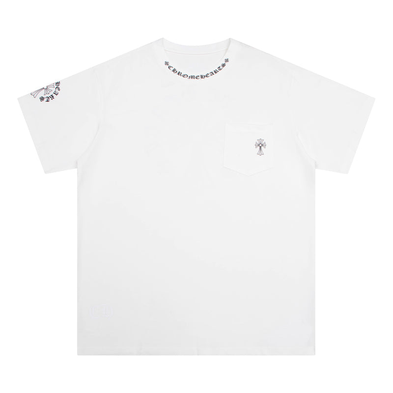 Crome Heart Neck Logo T-shirt K6022