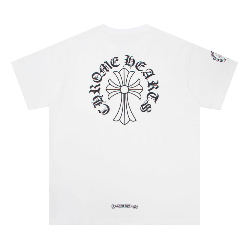 Crome Heart Neck Logo T-shirt K6022