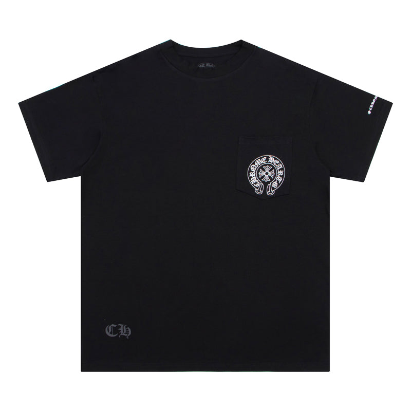 Crome Heart Horse Shoe Logo Pocket T-Shirt K6013