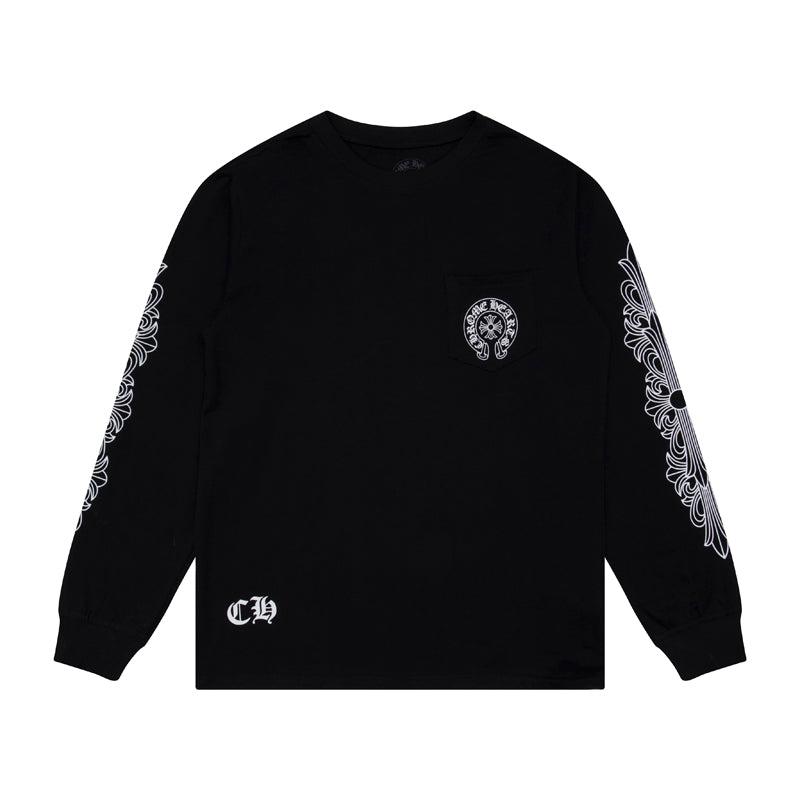 Crome Heart Men's Long-Sleeve T-shirt Sweatshirt K8008