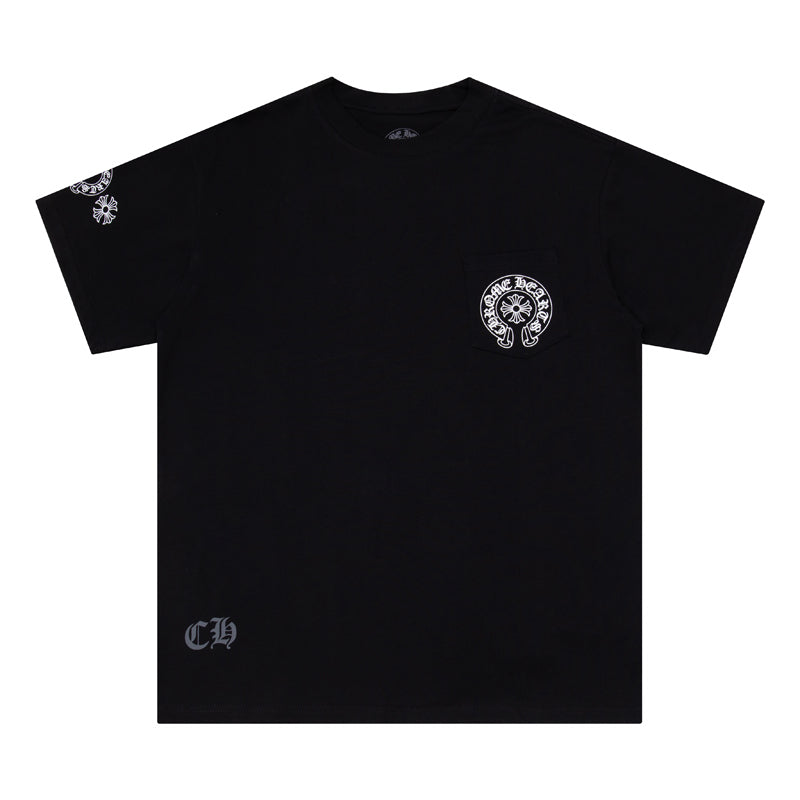 Crome Heart Multi Color Horse Shoe T-shirt K6048