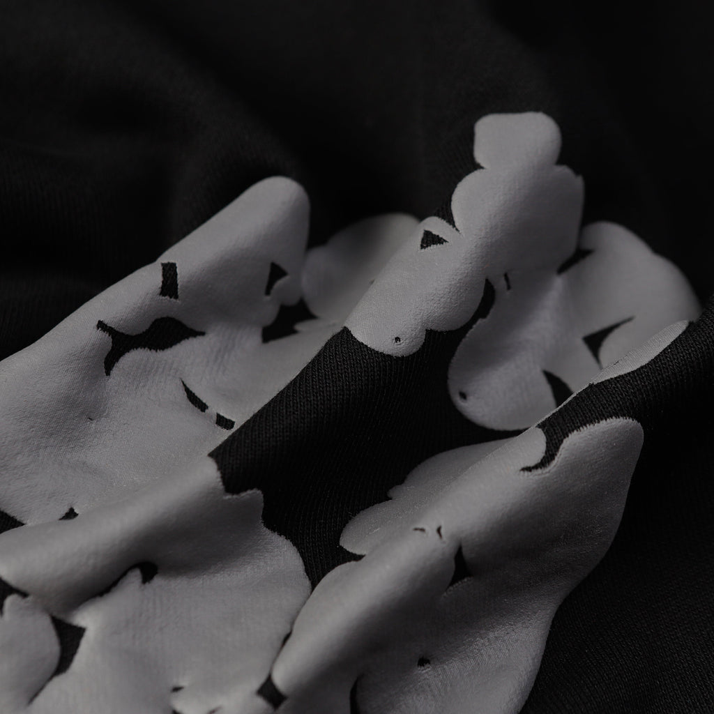 Denim Tears The Cotton Wreath Black and Grey Sweatpants