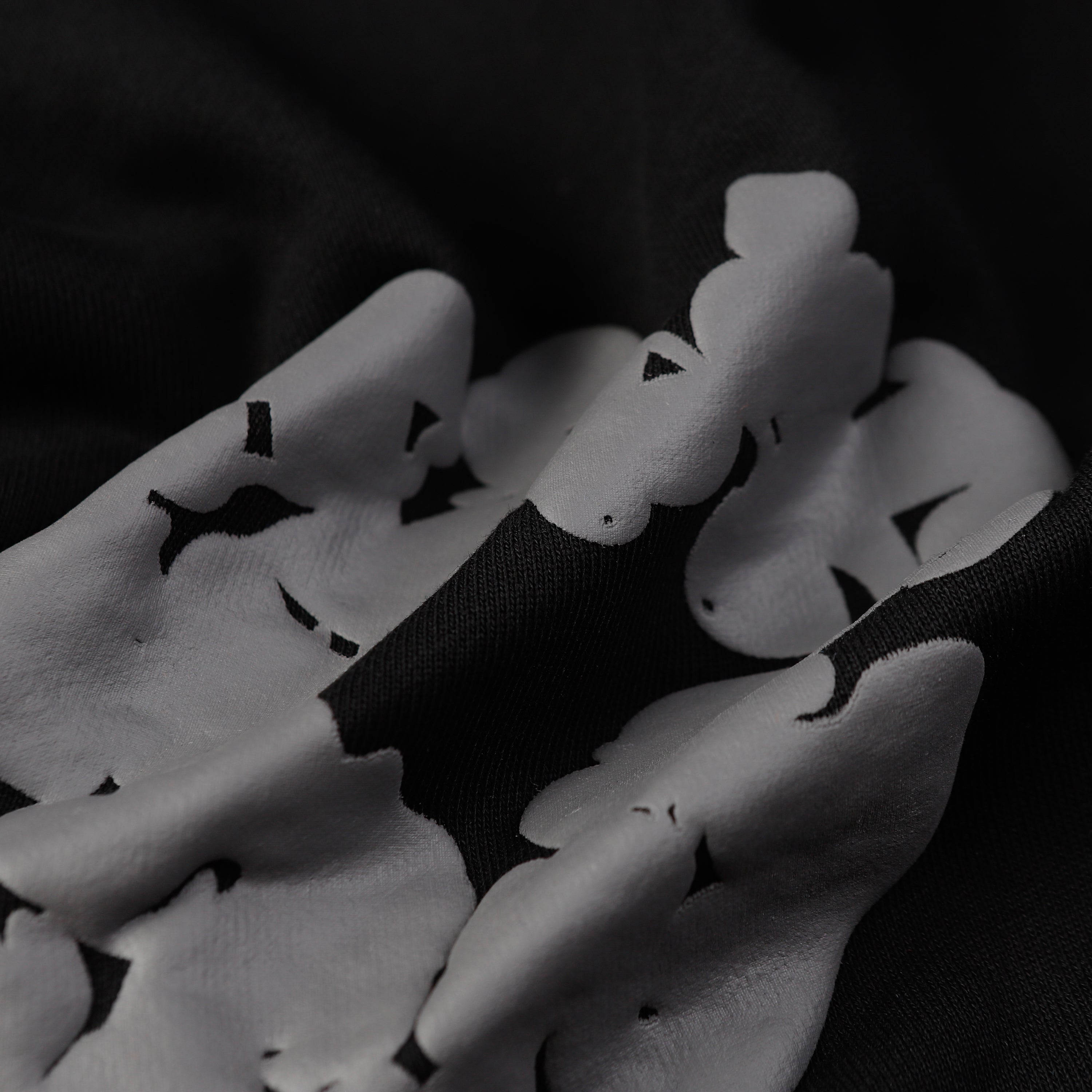 Denim Tears The Cotton Wreath Black and Grey Sweatpants