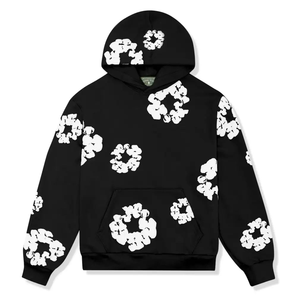 Denim Tears The Cotton Wreath Shorts Black Hoodie/Shorts (2-Piece)