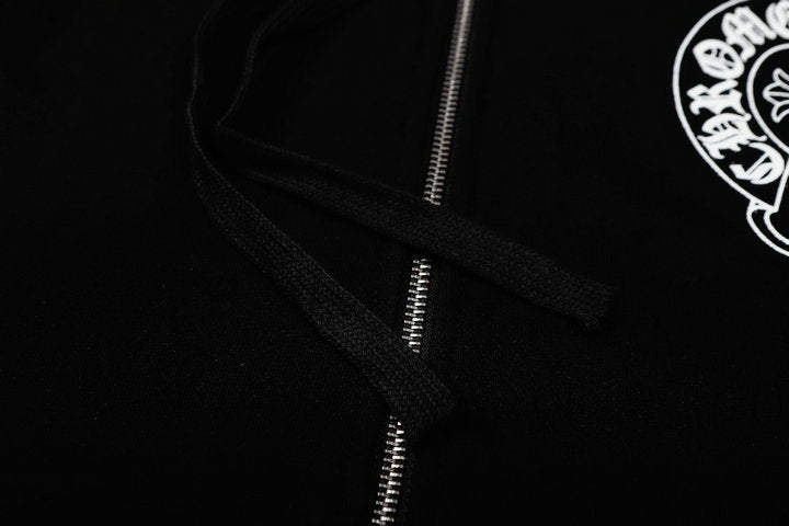 Crome Heart Zip Up Hoodie K5011