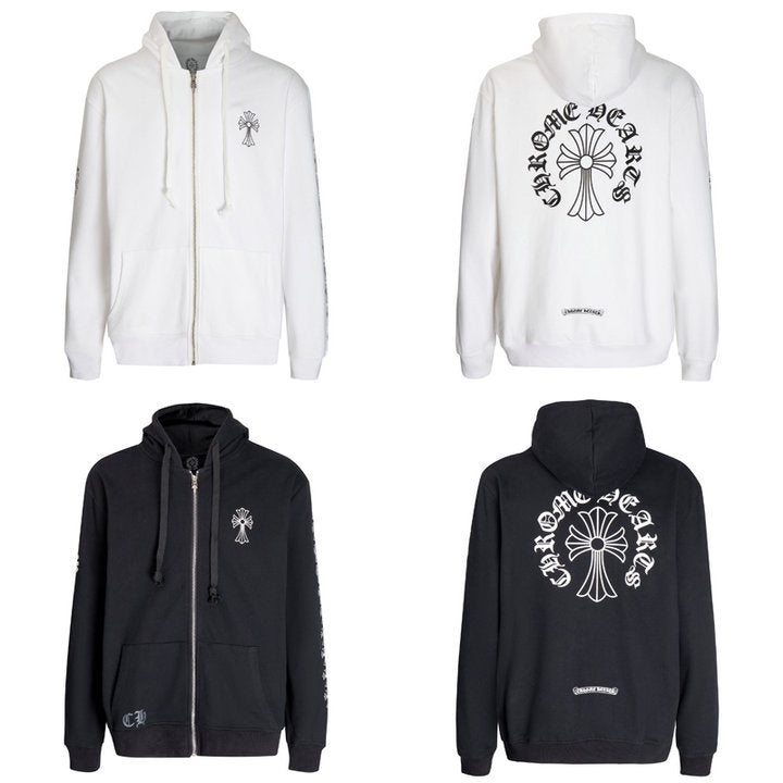 Crome Heart Zip Up Hoodie K5007