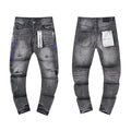 Purple Brand Men's Ripped Light Color Repair Jeans #13