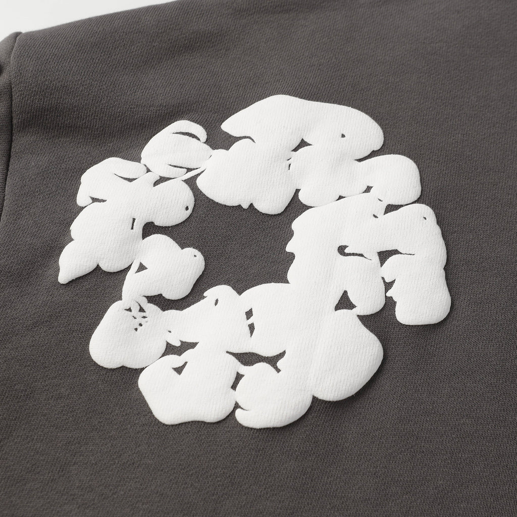 Denim Tears Cotton Wreath Dark Grey Hoodie